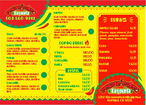 Restaurant menu01